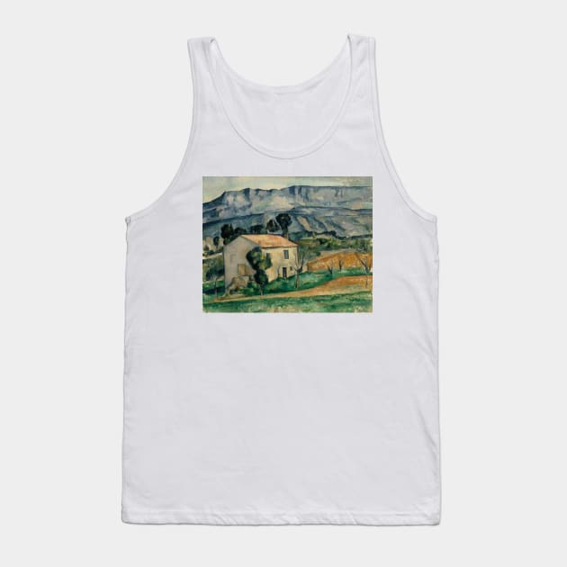 House in Provence by Paul Cezanne Tank Top by Classic Art Stall